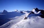 03 Et cote jardin...  Cervin, dent d'Herens et Bouquetins