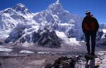 19_Au sommet du Kala Pattar, vue sur l'Everest et le Nuptse