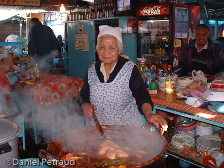 Au marché - cuisine populaire