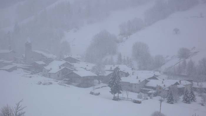 21_Le village de Chiesa sous la neige